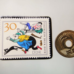 老東德童話郵票胸針5124 第3張的照片