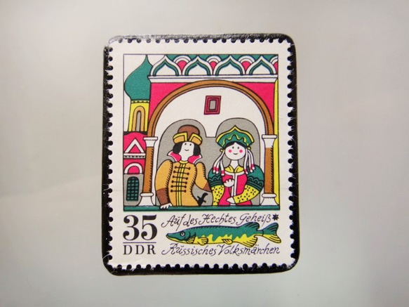 德國童話郵票胸針5137 第1張的照片