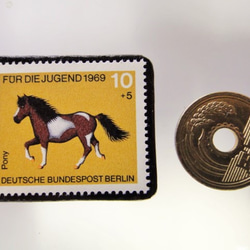 德國馬郵票胸針5138 第3張的照片