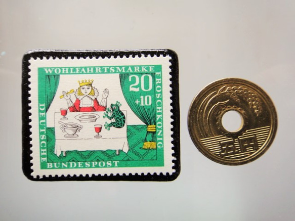 德國童話郵票胸針5153 第3張的照片
