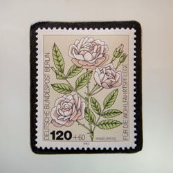 德國薔薇郵票胸針5195 第1張的照片