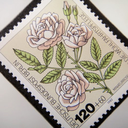 德國薔薇郵票胸針5195 第2張的照片