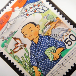 日本歌曲“故鄉”郵票胸針5201 第2張的照片