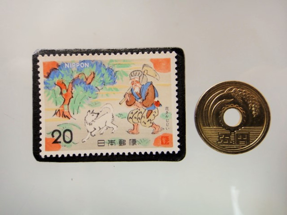 日本經典故事“Hana Sajijiji”郵票胸針5226 第3張的照片