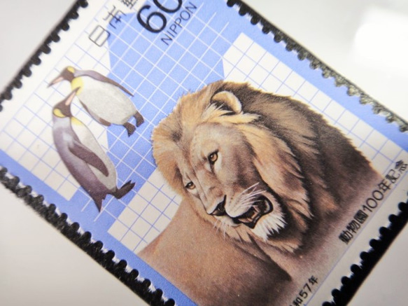日本動物郵票胸針5239 第2張的照片
