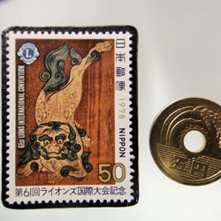 日本郵票胸針5243 第3張的照片