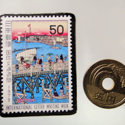 日本郵票胸針5250 第3張的照片