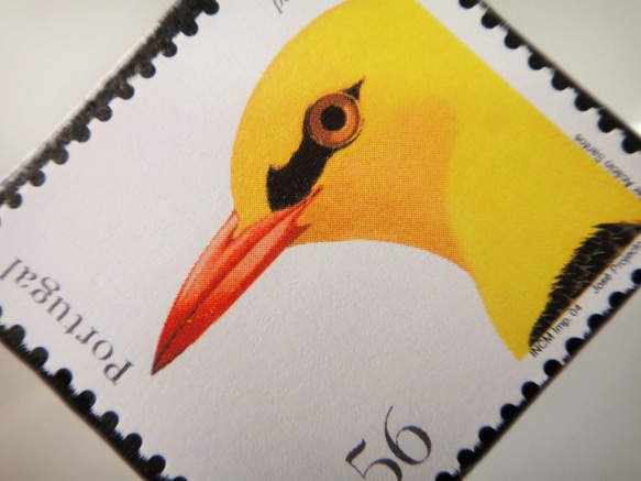 葡萄牙鳥郵票胸針5276 第2張的照片