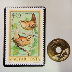 匈牙利鳥郵票胸針5283 第3張的照片
