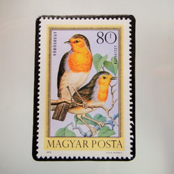 匈牙利鳥郵票胸針5285 第1張的照片