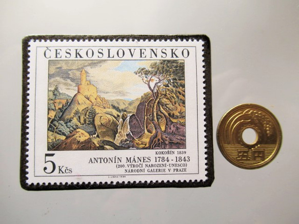 捷克斯洛伐克藝術郵票胸針5309 第3張的照片