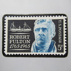 アメリカ　切手ブローチ5476 1枚目の画像