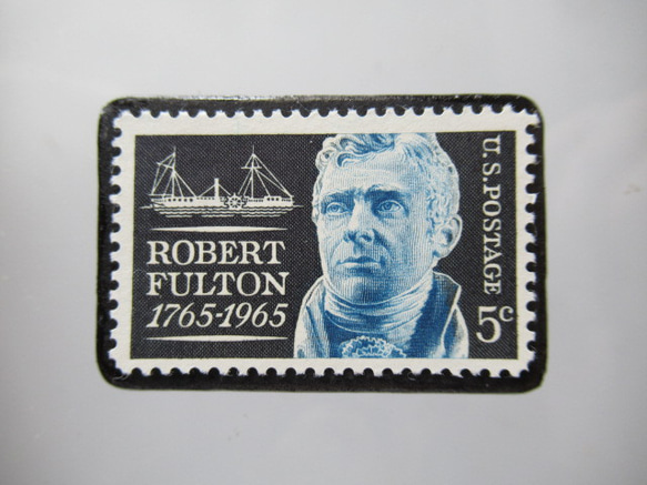 アメリカ　切手ブローチ5476 1枚目の画像