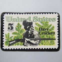 アメリカ　切手ブローチ5478 1枚目の画像