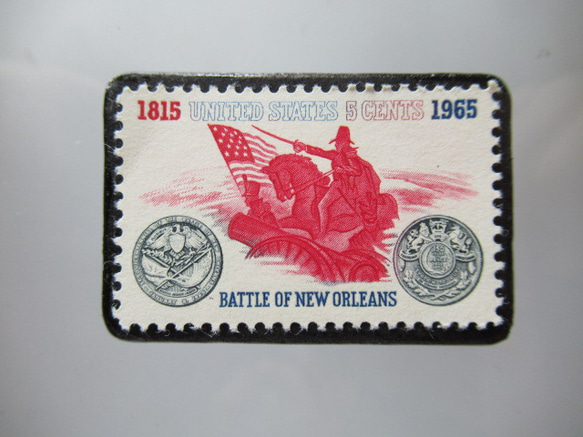 アメリカ　切手ブローチ5491 1枚目の画像