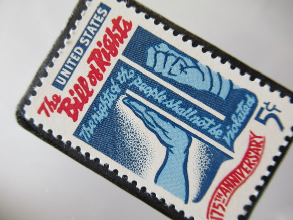 アメリカ　切手ブローチ5497 2枚目の画像
