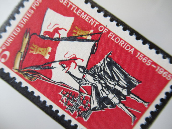 アメリカ　切手ブローチ5501 2枚目の画像