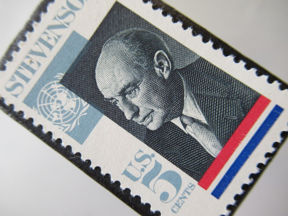 アメリカ　切手ブローチ5510 2枚目の画像