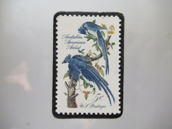 アメリカ　切手ブローチ5512 1枚目の画像