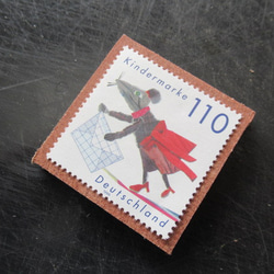 ドイツ　ネズミ切手ブローチになる・・ 5828 4枚目の画像