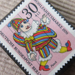 ドイツ　切手ブローチ　5990 2枚目の画像