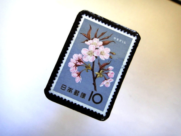 日本「花切手ブローチ」838A 2枚目の画像