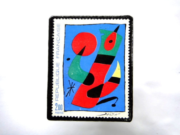 法國1974年藝術郵票胸針858 第1張的照片