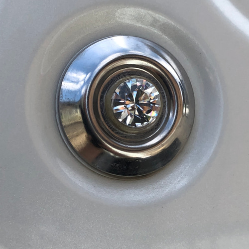 車の鍵穴隠し スワロフスキー 2つ その他アクセサリー SYOKORA