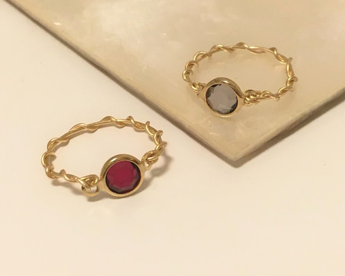 CHANEL シャネル マルチカラー ストーン リング・指輪 K18