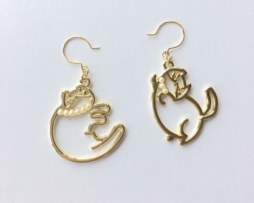 ねこまる様 リクエスト 3点 おまとめ商品 ハンドメイドピアス イヤリング No.013♡ハンドメイドピアス・イヤリング♡3点購入+1点