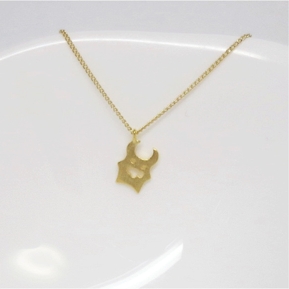 Crying MONSTER necklace（アジャスター付き） モンスター　怪物　悪魔　ネックレス 3枚目の画像