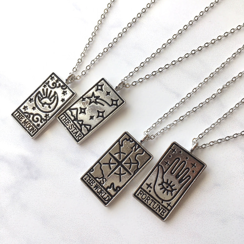 タロットカードのネックレス 4種類 長さ変更無料 Tarot card necklace