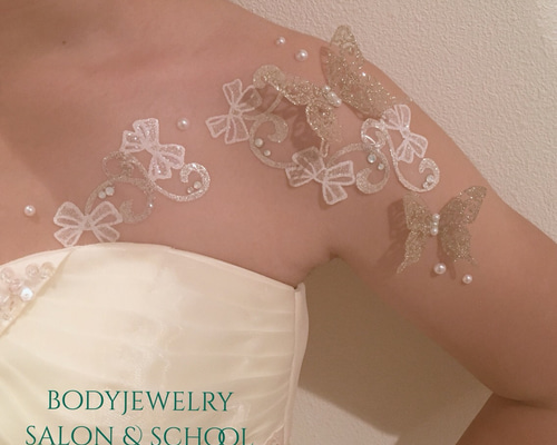 新作デザイン ボディジュエリーシール ウェディング ブライダル  
