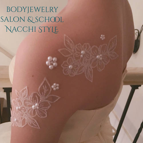 新作 上品な素肌に貼るアクセサリー ボディジュエリーシール  