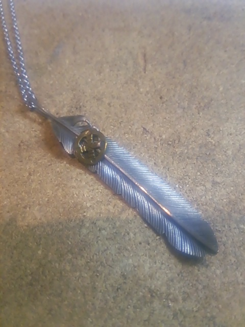 [インディアン･アメカジ]ホイール付きフェザー