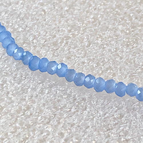 KB014☆お得2連セット☆2x3mm☆カットガラスビーズ☆ボタンカット☆1連