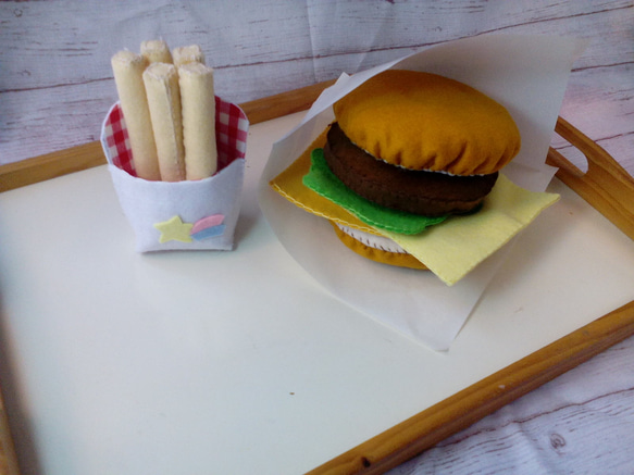 おままごと☆ハンバーガー屋さん(プチセット！) 2枚目の画像