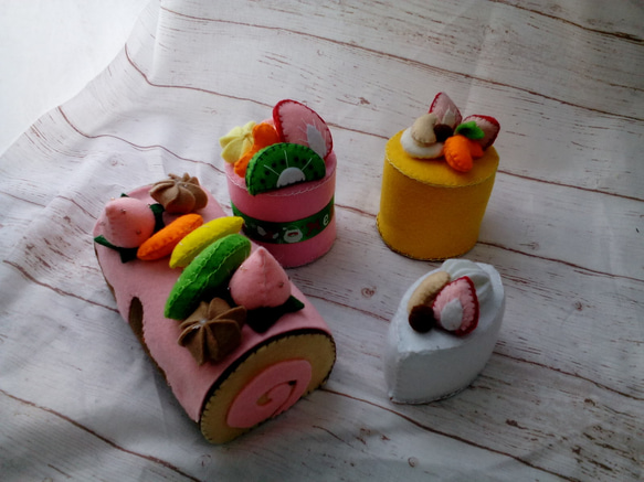 [クリスマス2018値下げ]ケーキたっぷり洋菓子セット(ミニBOX)① 2枚目の画像