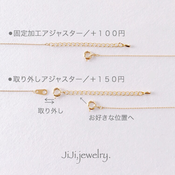 一粒ロンデル/3mm/ネックレス/上品/シンプル/華奢 4枚目の画像