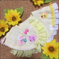 黄（イエロー） スタイ・よだれかけ（新生児・赤ちゃん・子ども） の