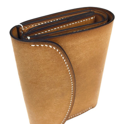 イタリアンレザー プエブロ 三つ折り財布 1枚目の画像