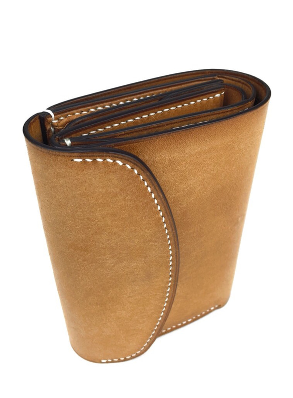 イタリアンレザー プエブロ 三つ折り財布 1枚目の画像