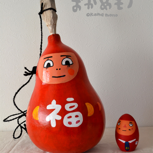 デッカいひょうたんだるま その他置物 okamemono 通販 114712｜Creema