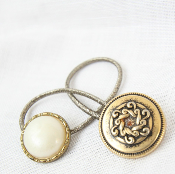 法國古董鈕扣的髮膠（C） 第1張的照片