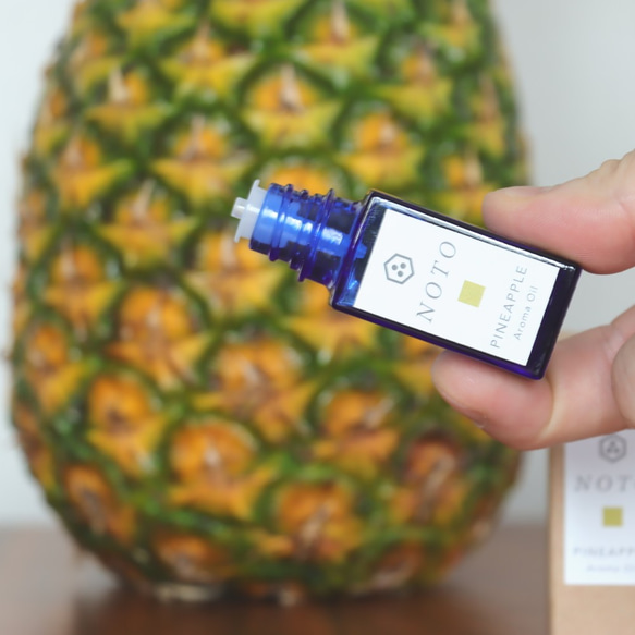 NOTO パイナップルアロマオイル１０ml　パイナップルの芳醇な甘酸っぱい香りを再現 9枚目の画像