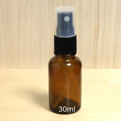 国産遮光スプレー 容器茶色　1本　30ml　好きな精油や消毒除菌エタノールなど詰め替えに耐性あり 8枚目の画像