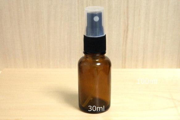 消毒用アルコールや香水にも対応★国産ガラス容器スプレーボトルのみ×5本セット 　30ml 5枚目の画像