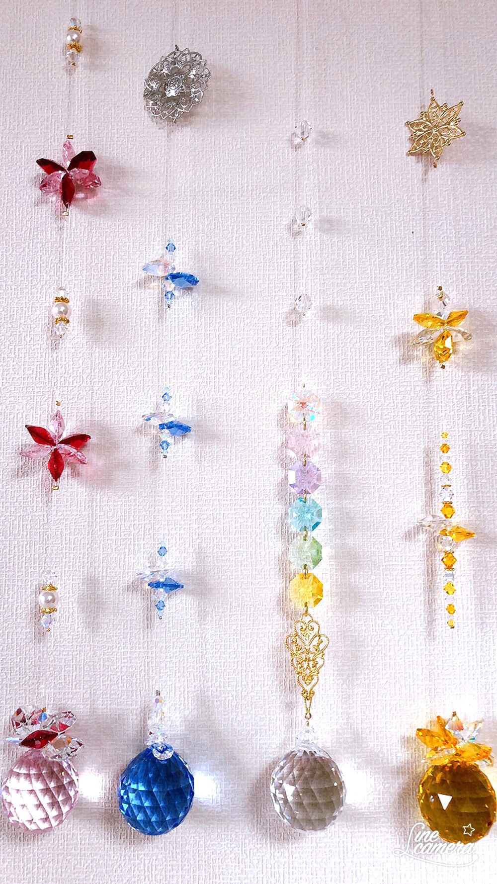 サンキャッチャー♡ハンドメイド「スワロフスキー✧︎ロザリン
