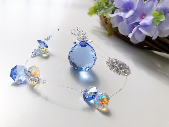 サンキャッチャー♡ハンドメイド「Swarovski✧︎トゥルーリーインラブ♥」
