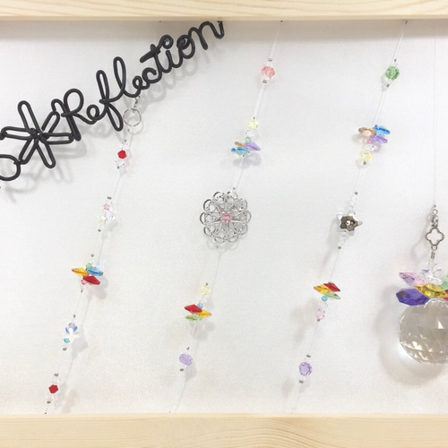 スワロフスキー社製＊サンキャッチャー　Star-カラフル♡ スターとチャクラがかわいい❤スワロフスキーサンキャッチャー